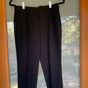 Black theory cropped dress pant